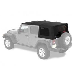 Mopar Soft Top 4 Door Black Premium Sunrider Design - 82213652