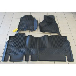 Mopar All Weather Mats Mega Cab Bucket Seats Black - 82215756AC