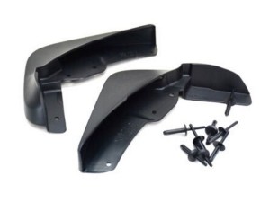 Mopar Paraspruzzi Deluxe Posteriori (Set Da 2) Per Dodge Challenger 2009-2013 – Nero, Modellati Su Misura