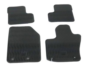 12-17 FIAT 500 ALL SEASON RUBBER SLUSH MATS FRONT REAR CARGO AREA MOPAR GENUINE 12-17 FIAT 500 ALL SEASON RUBBER SLUSH MATS FRONT REAR CARGO AREA MOPAR GENUINE