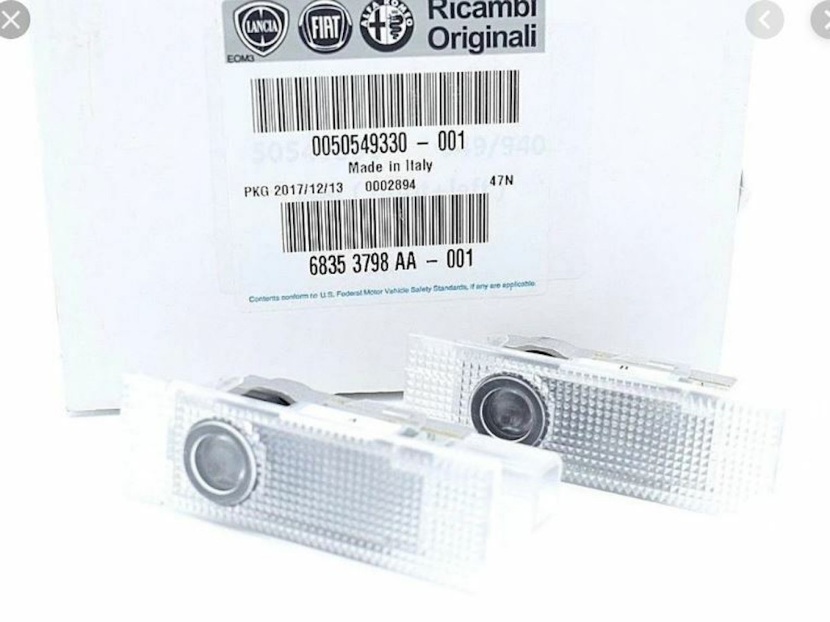 Mopar LED Door Projector Lights For Front Doors - 68353798AA