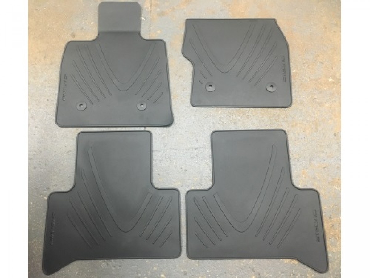 Genuine Toyota All-Weather Rubber Floor Mats For 2010-2012 4Runner - OEM PT908-89000-02, 4pc Set - View #2