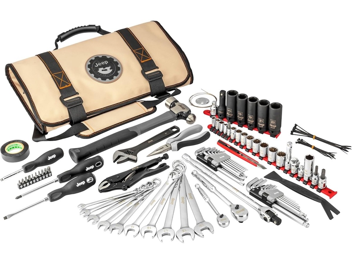 大工道具 Mopar Jeep Performance Parts Tool Kit 83 Pieces With Tan Case By