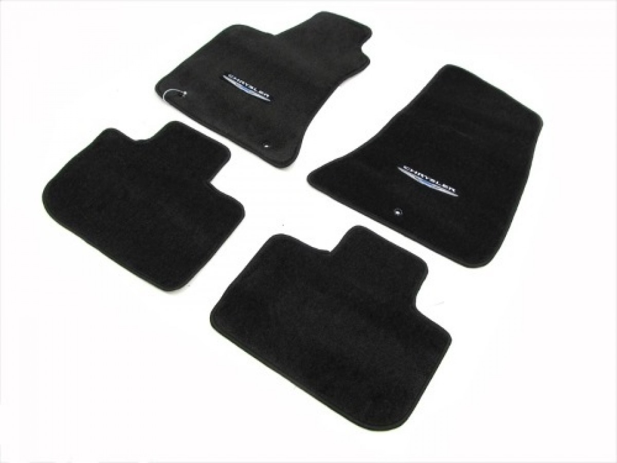Mopar Floor Mats Carpeted RWD Black - 82212277AB | Mopar Genuine Parts