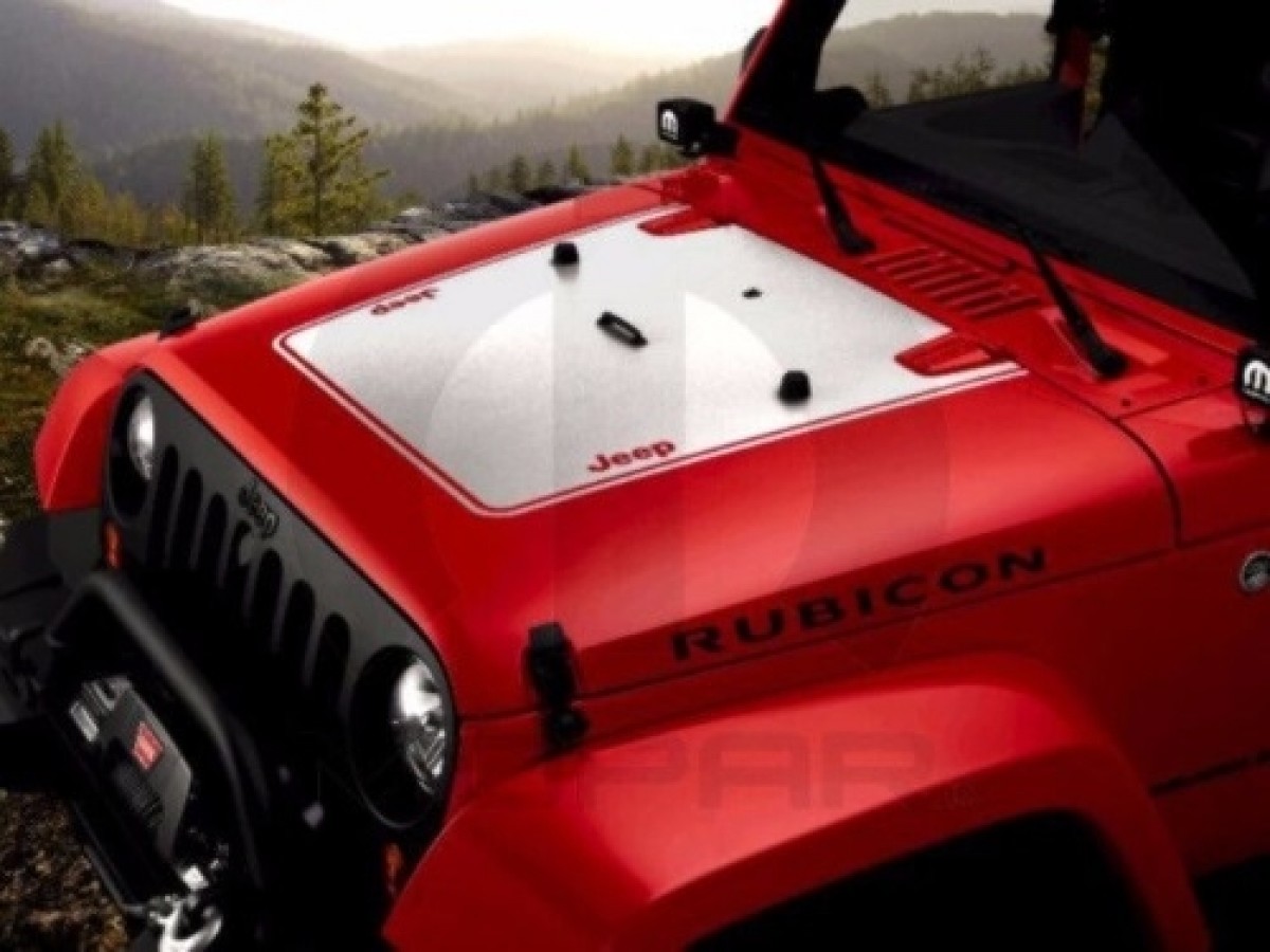 Mopar Hood Decal Silver - 82213199 | Mopar Genuine Parts
