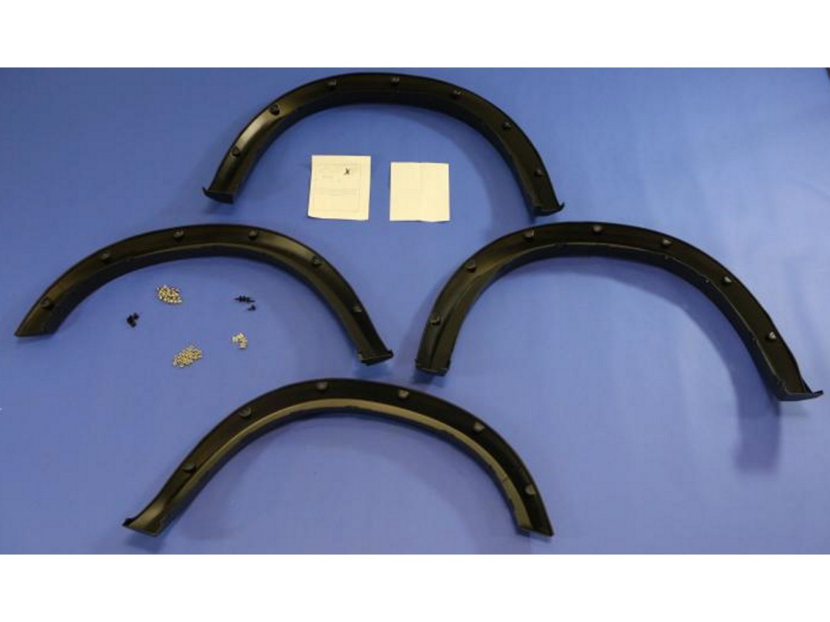 Genuine Mopar Wheel Flares Molded Black Medium Grained Textured Set Of