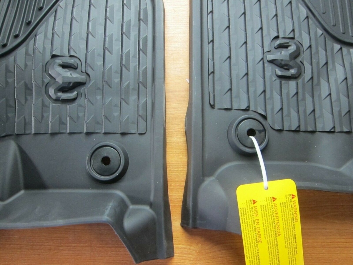 Mopar All Weather Mats Mega Cab Bench Seats Black - 82215767AC