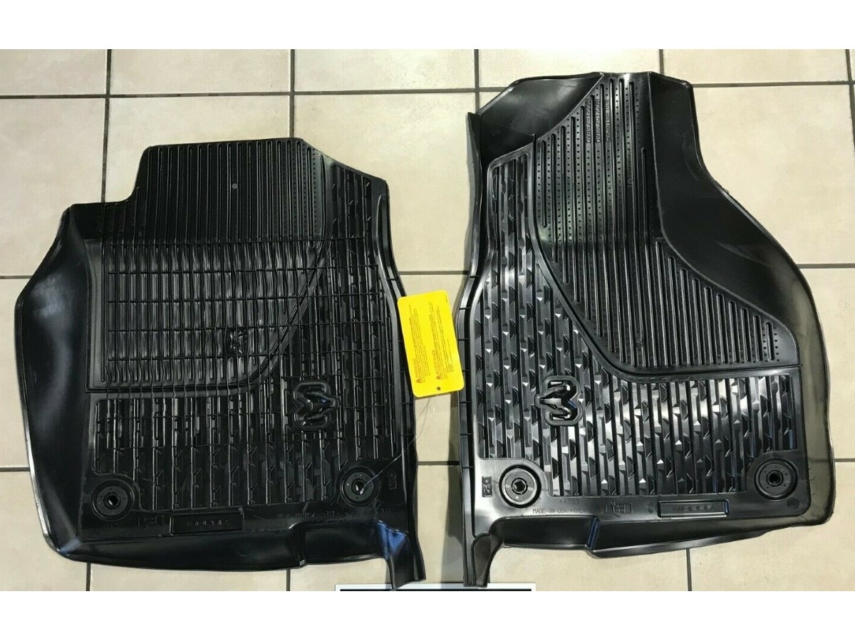 Mopar All Weather Mats Black Front - PTO - 82215813AC | Mopar