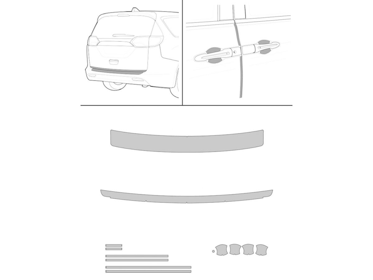 Mopar Clear Protection Film Kit - 82215832AB | Mopar Genuine Parts