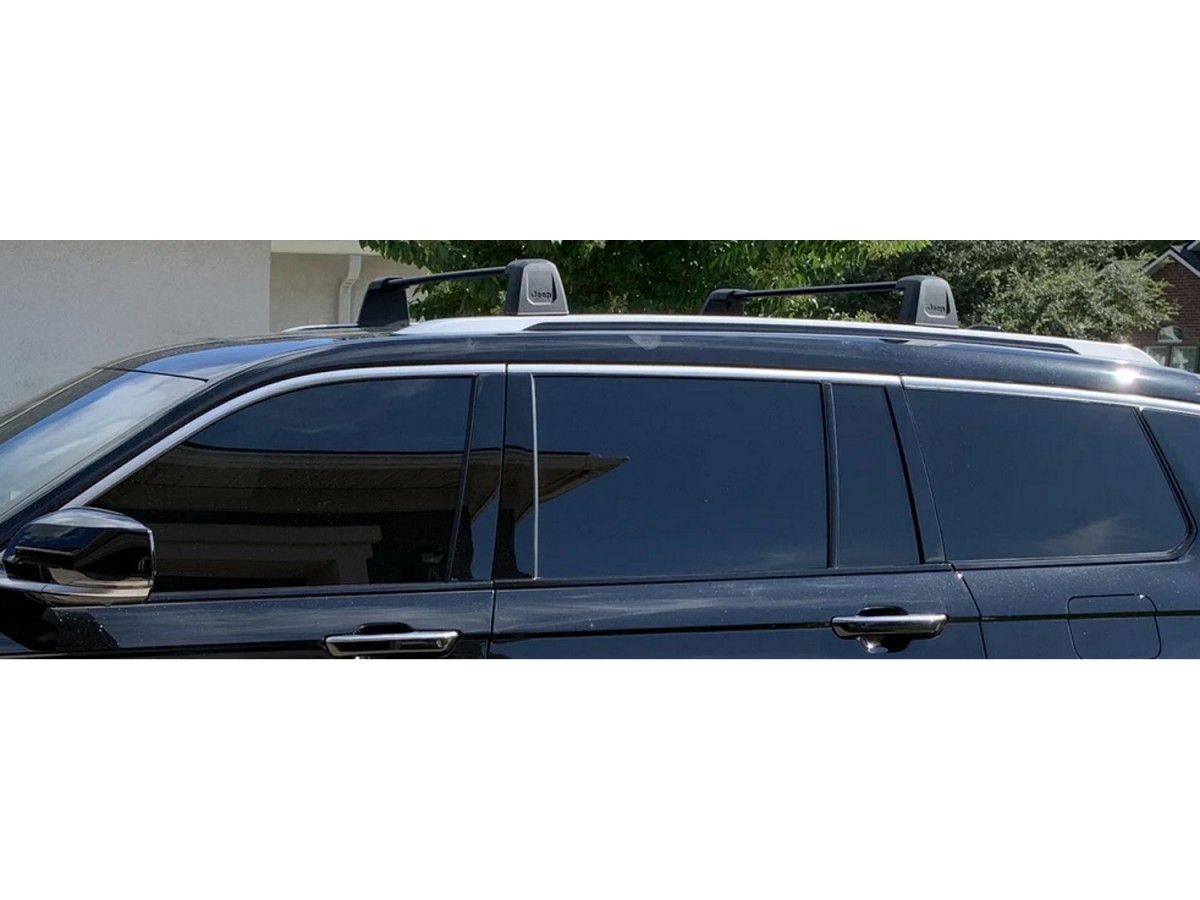 Genuine Mopar Roof Rack Cross Bars Black For Production Side Rails