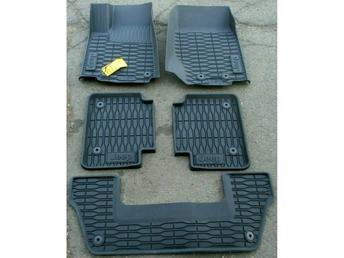 Genuine Mopar All Weather Floor Mats Full Kit For First Second Third