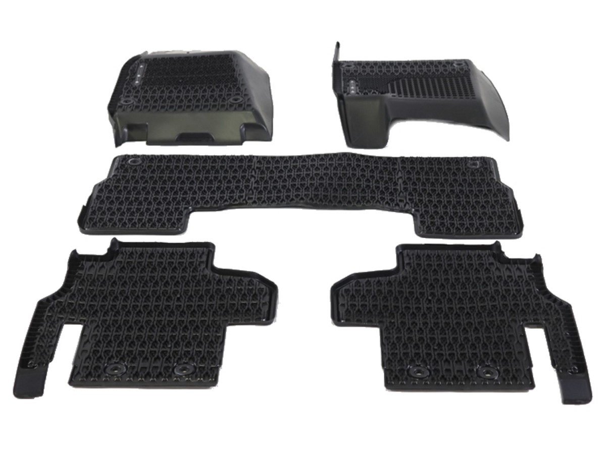 Genuine Mopar All Weather Rubber Floor Mats For First Second Third Rows