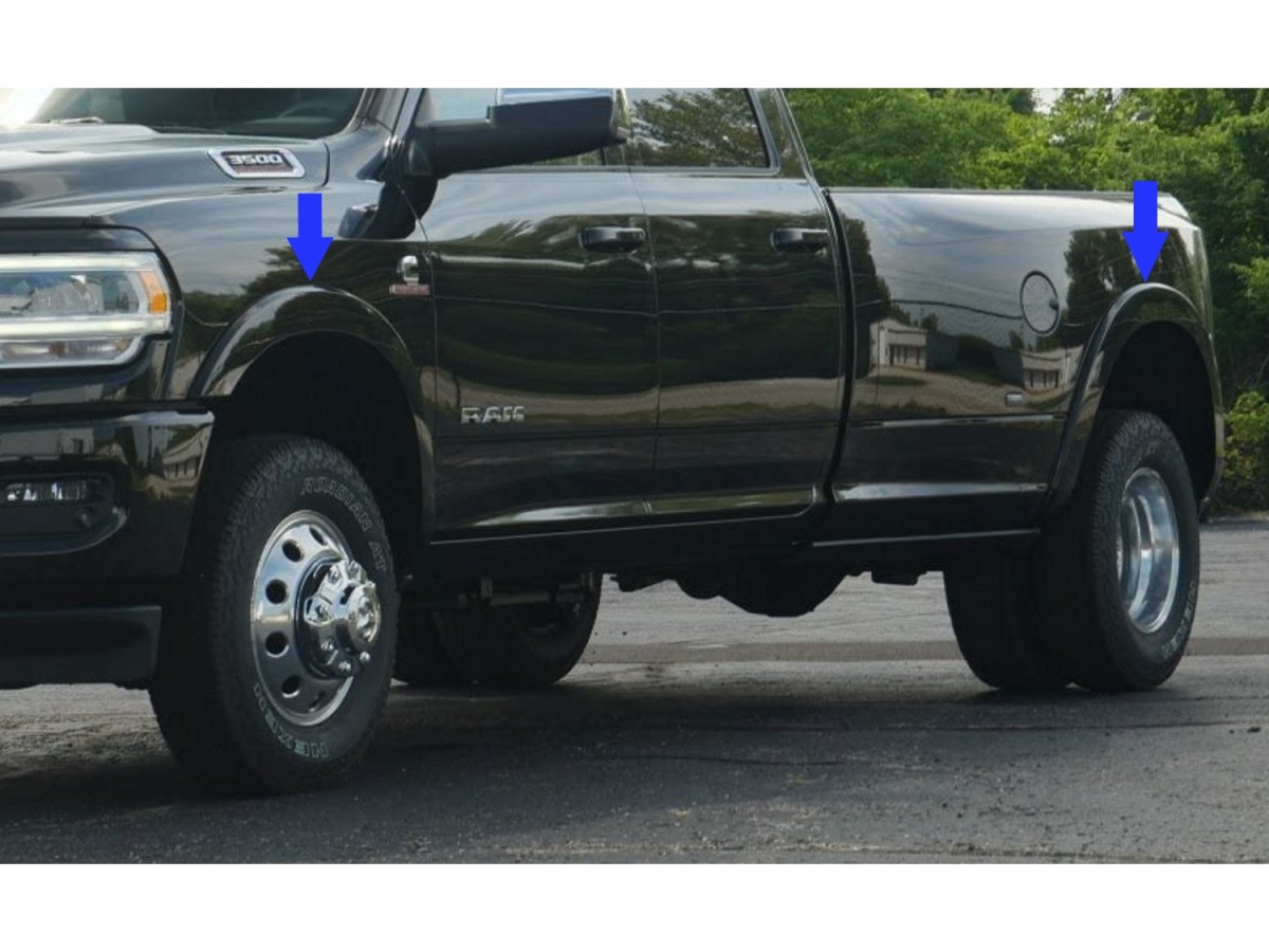Genuine Mopar Fender Flare Kit For Dually DRW Trucks D2WHLFLARES