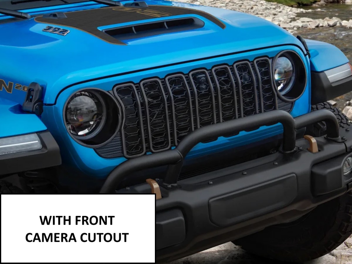 Mopar Rubicon 20th Anniversary Grille With Front Camera Option