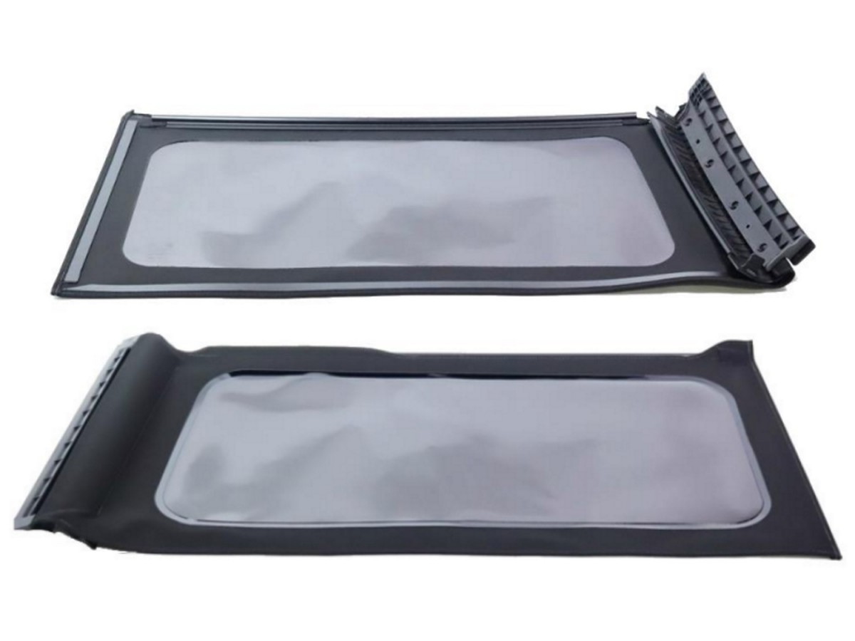 Mopar Replacement Window Set For 2 Door Premium Black Soft Top Tinted ...